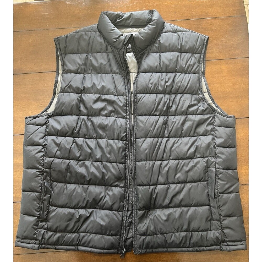 Tek Gear Black Lightweight Puffer Vest, XL, Pre-owned